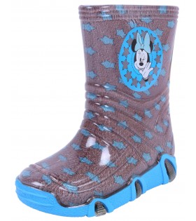 Braun-blaue Gummistiefel  Minnie Mouse ZETPOL