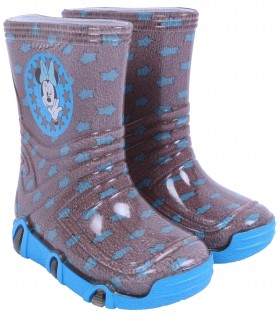 Braun-blaue Gummistiefel  Minnie Mouse ZETPOL