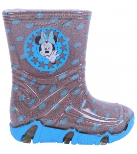 Braun-blaue Gummistiefel  Minnie Mouse ZETPOL