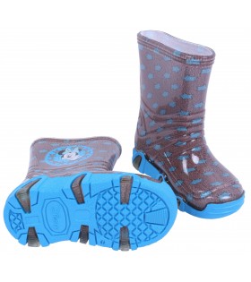 Braun-blaue Gummistiefel  Minnie Mouse ZETPOL