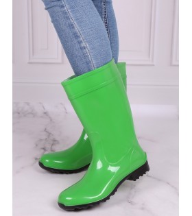 Hellgrüne lange Gummistiefel Regenstiefel Gartenschuhe Regenschuhe wasserdicht bequem ILSE LEMIGO