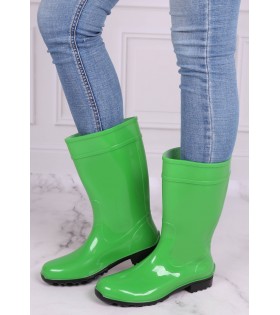 Hellgrüne lange Gummistiefel Regenstiefel Gartenschuhe Regenschuhe wasserdicht bequem ILSE LEMIGO