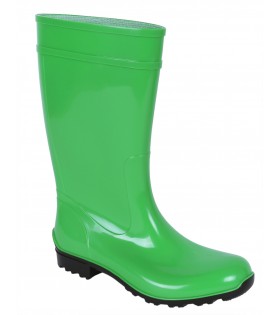 Hellgrüne lange Gummistiefel Regenstiefel Gartenschuhe Regenschuhe wasserdicht bequem ILSE LEMIGO