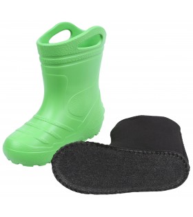 Grüne Kinder-Gummistiefel KOLMAX-Gießkanne