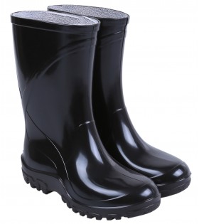 Schwarze Kinder-Gummistiefel KOLMAX