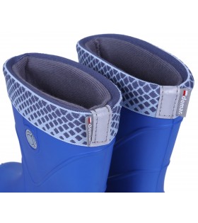 VIBES Blaue, gefütterte Gummistiefel Demar