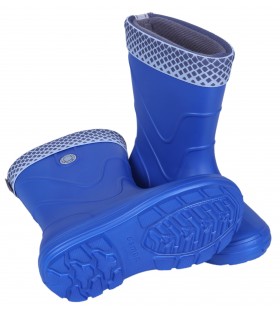 VIBES Blaue, gefütterte Gummistiefel Demar