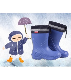 Blaue Gummistiefel/Regenstiefel für Kinder CAMP 762 LEMIGO