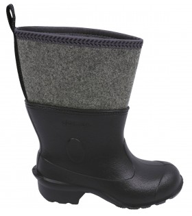 Schwarze Gummistiefel aus Filz AGRO FILCOK DEMAR