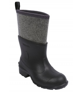 Schwarze Gummistiefel aus Filz AGRO FILCOK DEMAR