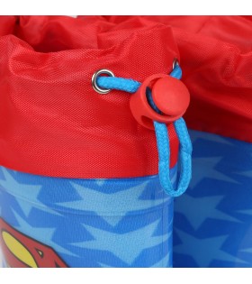 Superman Gummistiefel mit Strickbündchen, für Jungen, blau