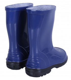 Blaue Regenstiefel Gummistiefel Regenschuhe für Kinder wasserfest bequem rutschfest OLI LEMIGO