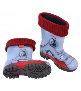 Gefütterte Gummistiefel für Kinder Elefant DEMAR