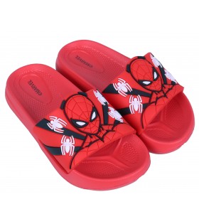 Rote, leichte Badelatschen/Flip-Flops für Jungen SPIDER-MAN Marvel