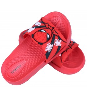 Rote, leichte Badelatschen/Flip-Flops für Jungen SPIDER-MAN Marvel