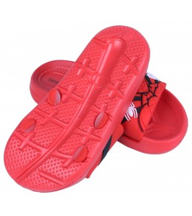 Rote, leichte Badelatschen/Flip-Flops für Jungen SPIDER-MAN Marvel