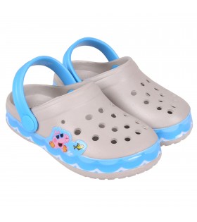 Grau-blaue Clogs/Badelatschen Badeschuhe Gartenschuhe für Kinder George Peppa Pig Peppa Wutz praktisch bequem pflegeleicht