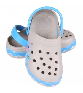 Grau-blaue Clogs/Badelatschen Badeschuhe Gartenschuhe für Kinder George Peppa Pig Peppa Wutz praktisch bequem pflegeleicht