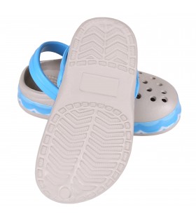 Grau-blaue Clogs/Badelatschen Badeschuhe Gartenschuhe für Kinder George Peppa Pig Peppa Wutz praktisch bequem pflegeleicht