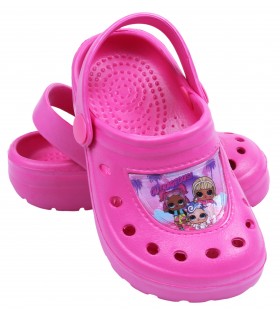 Pinke Crocs für Mädchen LOL