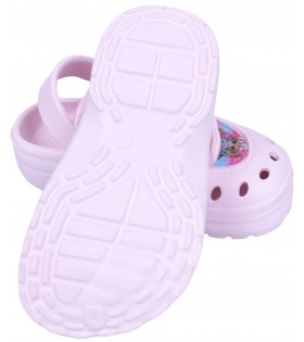 Hellpinke Crocs für Mädchen LOL