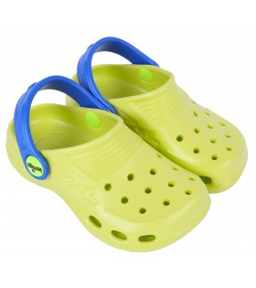 Limonengrün-kornblumenblaue Crocs LEMIGO