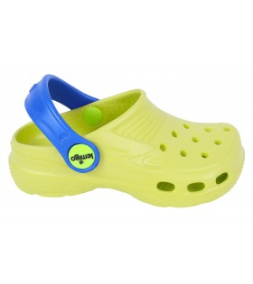 Limonengrün-kornblumenblaue Crocs LEMIGO