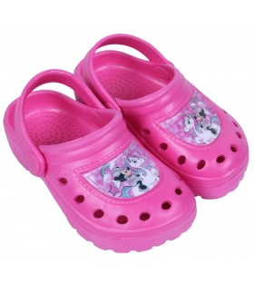 Dunkelrosa Croxs Clog Minnie Mouse Disney