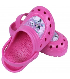 Dunkelrosa Croxs Clog Minnie Mouse Disney