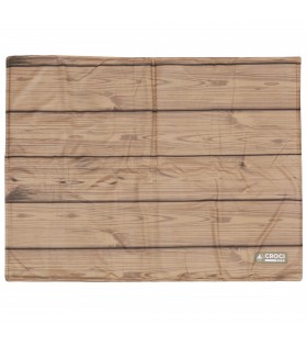 CROCI Kühlmatte Eismatte für Haustiere mit Holz-Motiv 50x40 cm