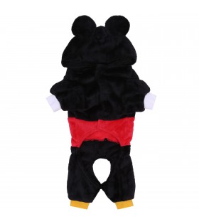 Schwarz-rote Hundekleidung Mickey Maus DISNEY