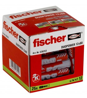 Kołek rozporowy fischer DuoPower 12 x 60 25 sztuk