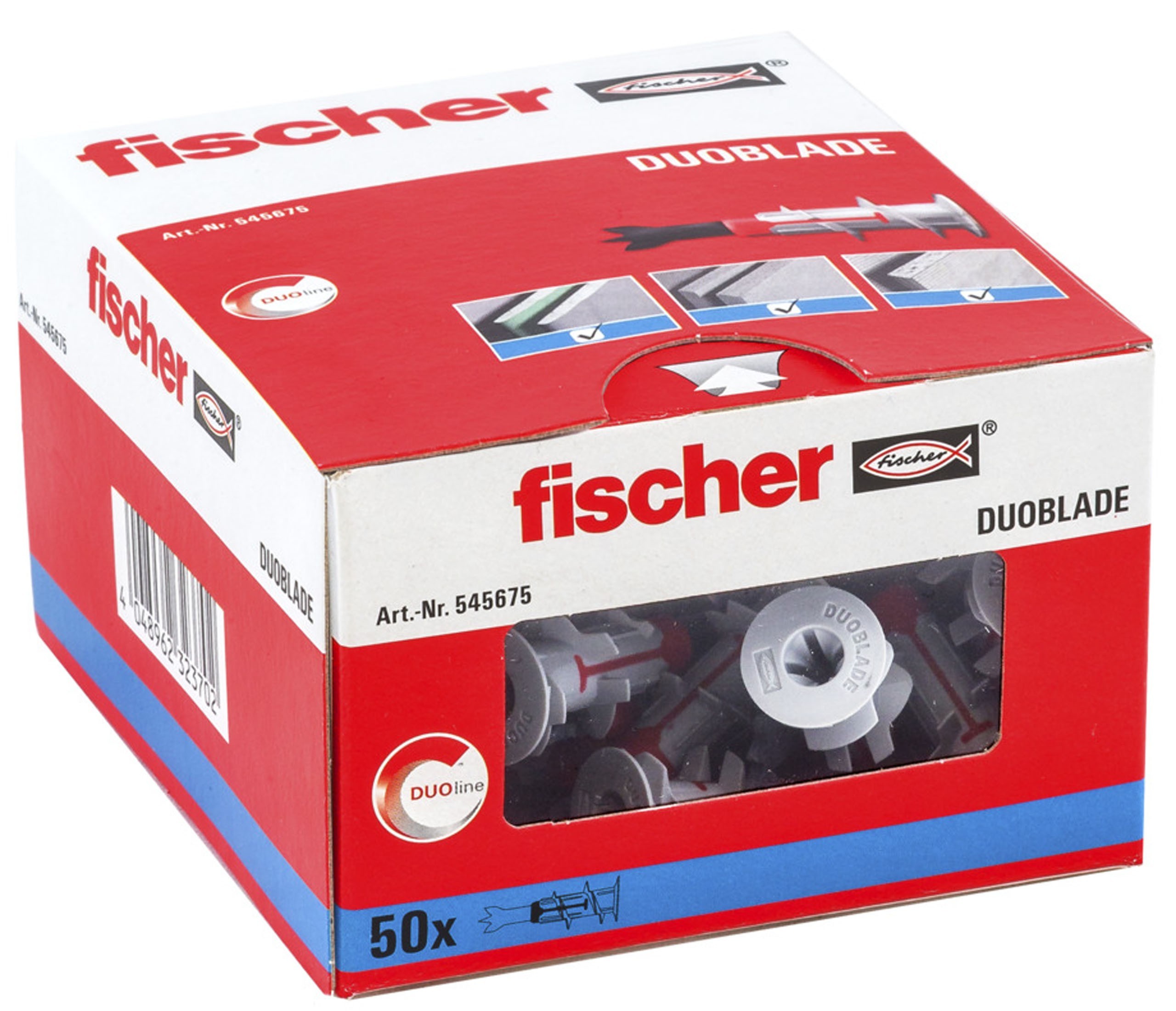 Mocowanie do płyt gipsowo-kartonowych DuoBlade  50 sztuk