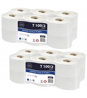 ELLIS Ecoline 2-lagiges Zellulose-Toilettenpapier