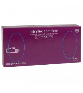 Lavendelfarbene Nitrilhandschuhe NITRYLEX Complete 100 Stück