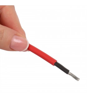 Rotes Kabel für Photovoltaikanlagen 4mm - SOLARFLEX-X H1Z2Z2-K