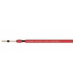 Rotes Kabel für Photovoltaikanlagen 4mm - SOLARFLEX-X H1Z2Z2-K