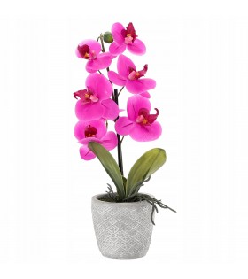 Künstliche Orchidee im Topf, rosa 35 cm