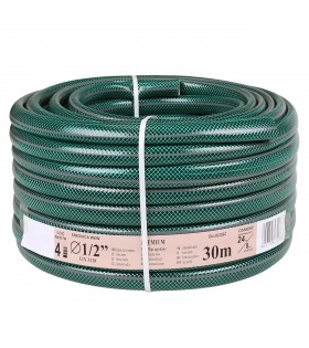 Wąż ogrodowy, 4 warstwowy, zielony PREMIUM 30m-1/2"