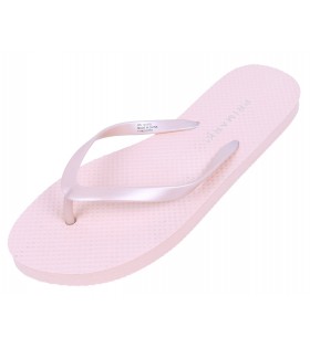 Rosafarbene (Nudefarbene) Zehentrenner/Flip-Flops