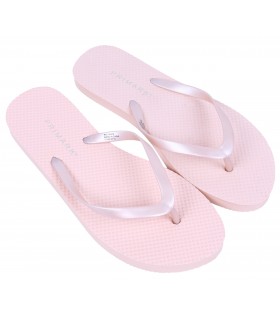 Rosafarbene (Nudefarbene) Zehentrenner/Flip-Flops