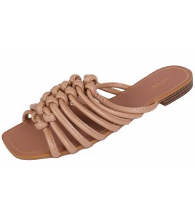 Sandalen Sommerschuhe  für Damen aus Öko-Leder ohne Verschluss VICES