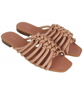 Sandalen Sommerschuhe  für Damen aus Öko-Leder ohne Verschluss VICES