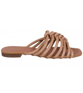 Sandalen Sommerschuhe  für Damen aus Öko-Leder ohne Verschluss VICES