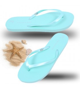 Seladogrüne Flip-Flops